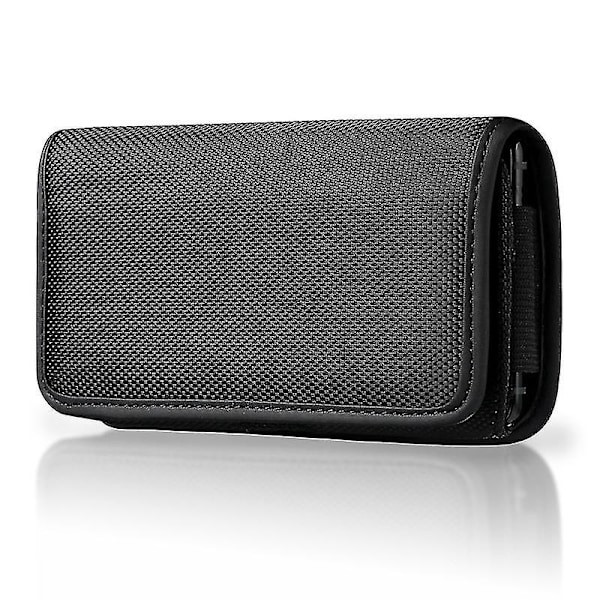 Telefonfodral Hölster Nylon Mobiltelefon Bältesklämma Öglor Bärväska Midjeväska För Iphone 13 12 11 X Xr Samsung Galaxy S22 S21 S20-B11 XXL