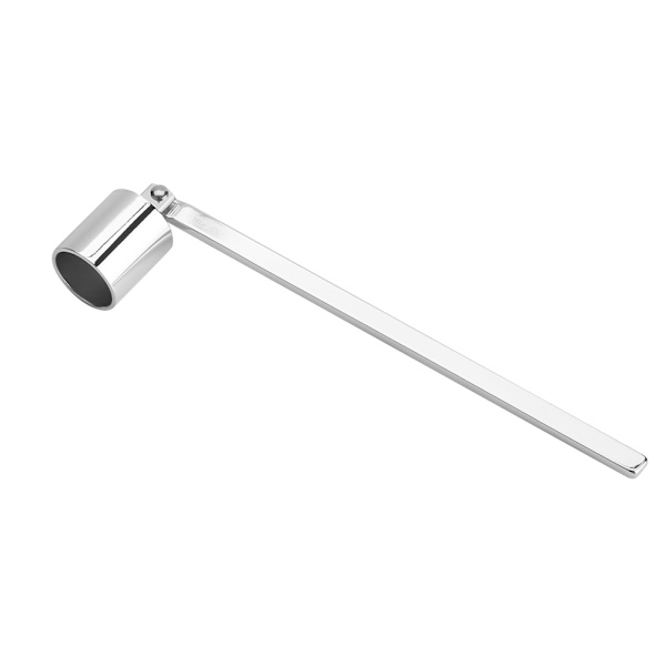 Mode rostfritt stål raka rörformade ljus Snuffer Wick Trimmer Cover Handverktyg