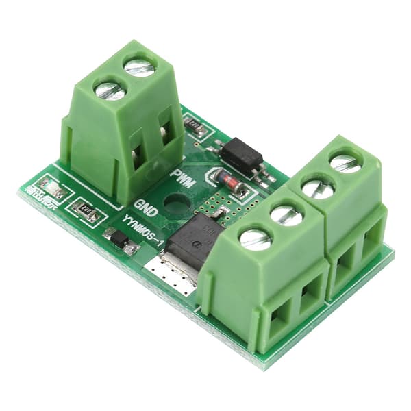 MOS FET Driver Modul Høy Effekt PWM Bryter Kontrollkort 3-20V til 3.7-27VDC 10A