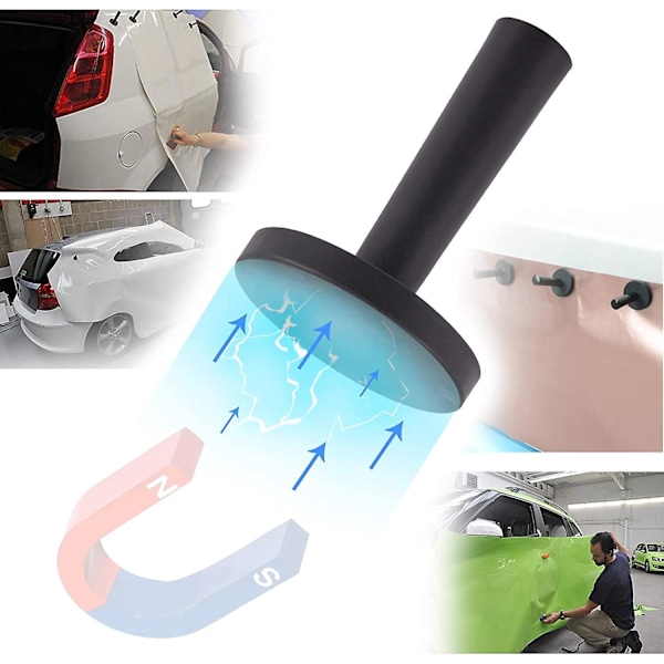 Svarta Vinyl Wrap-magneter för bilfönstertoning och hantverksprojekt Skylttillverkningsverktyg