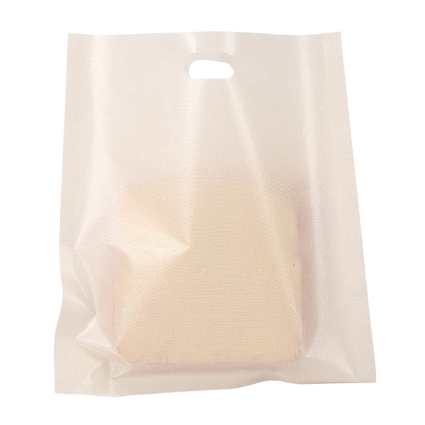 Genanvendelige non-stick-belagte glasfibermikrobølgeopvarmning af brødrister Sandwichposer (17*19 cm)