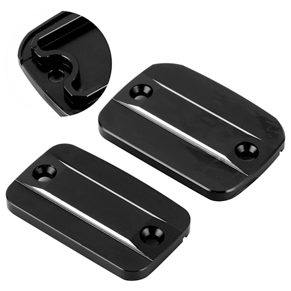 Front Bremse Kobling Cylinder Fluid Reservoir Cap Cover Passer til Ducati Scrambler 1100 659 696 796Sort
