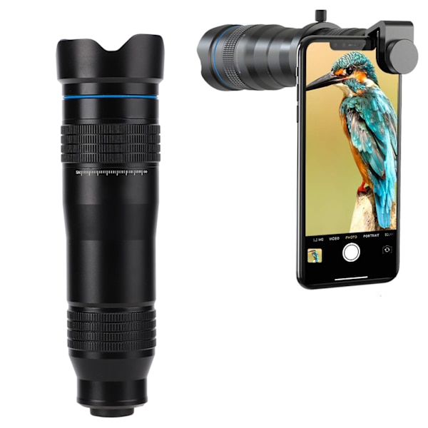 28X matkapuhelimen zoom-objektiivi Teleskooppi zoom-puhelimen kameran linssiteleskooppi iPhonelle Samsungille