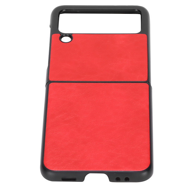 Läderfodral för Samsung Galaxy Z Flip 3 mobiltelefon Anti Scratch Shockproof CoverRed