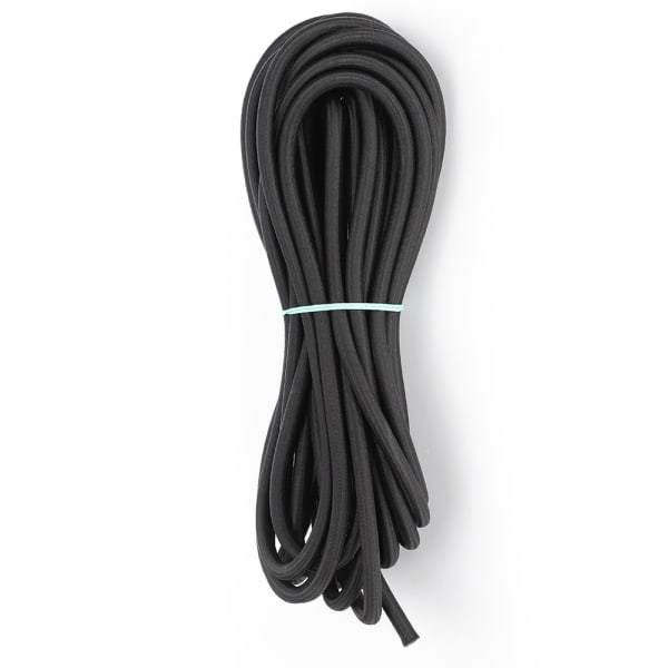 7 mm 10 m / 32,8 fod tøj rund elastisk reb snor med stærk elasticitet til tøj DIY Black