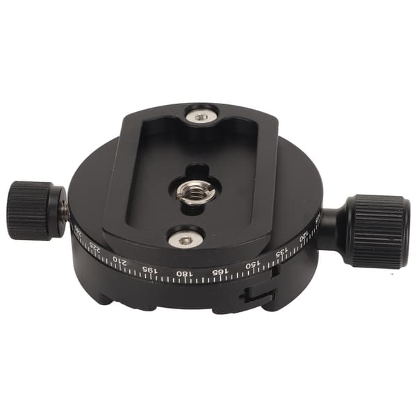 Quick Release Plademontering 360 Graders Panorama QR Plader Monteringsadapter med Boble Libelle til DSLR Videokamera
