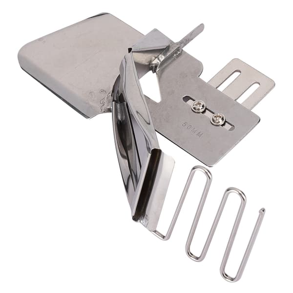 Båndbinder Symaskinetilbehør Rustfrit Stål 4 Folder Korrosionsbestandig Holdbar (50 mm)