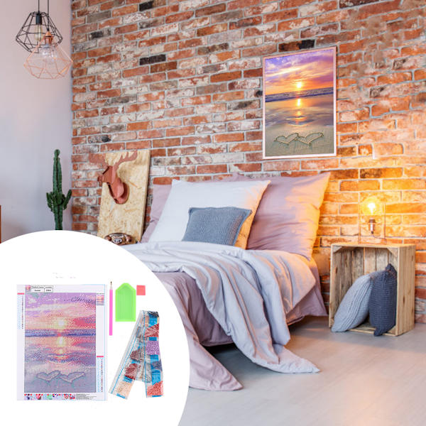 DIY Auringonlaskun Maisema Kuvio 5D Täysi Pora Timanttimaalaus Kirjonta Maalaukset Kuvat Taiteet Käsityöt9951