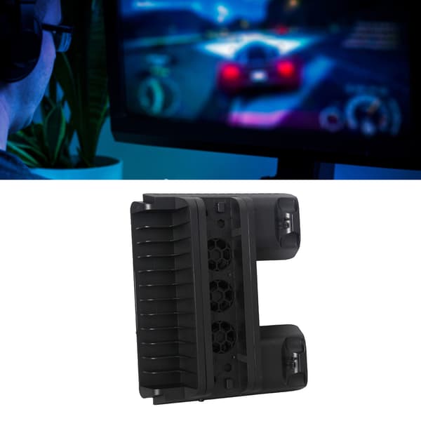 Spillekonsol køleventilator Stille Effektiv Varmeafledning USB Ekstern Køler til PS4 Slim til PS4 Pro