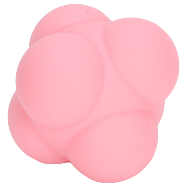 Silikon Bounce Reaction Ball Bärbar HandEye Coordination Speed ​​Reflex Training Ball (Strawberry)