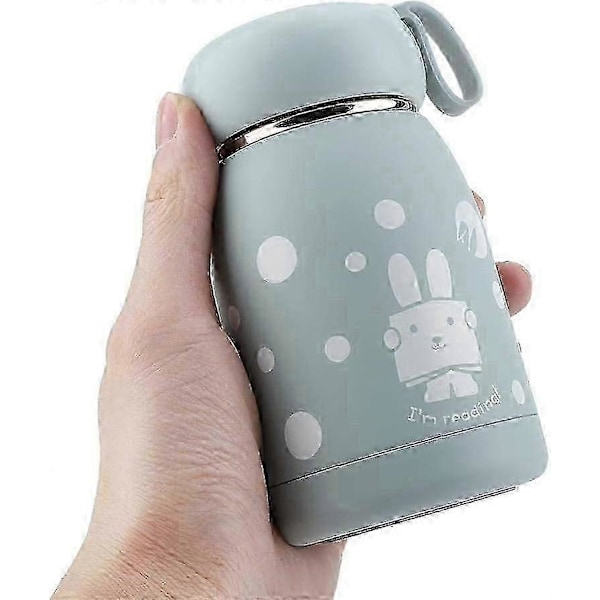 320ml Rustfri Stål Isolert Vannflaske, Mini Vannflaske for Utendørsaktiviteter Blå