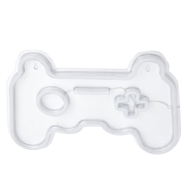 LED Neon Lights Gamepad USB Power Lampa Inomhusrumsdekoration för Bar Vardagsrum