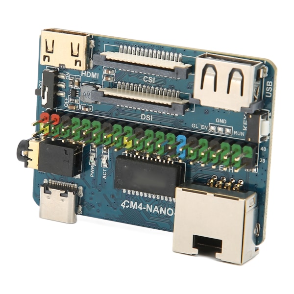 For Raspberry Pi Module 4 Board Multi Interface PCB 4K 30fps CM4 Socket USB2.0 CSI Connector 5V Input Mini Base Board