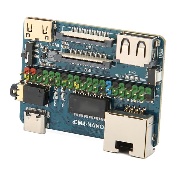 For Raspberry Pi Module 4 Board Multi Interface PCB 4K 30fps CM4 Socket USB2.0 CSI-kontakt 5V inngang Mini Base Board