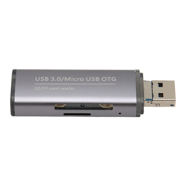 Muistikortinlukija 5Gbps siirtonopeus 3 in 1 USB Type A 3.0 uros naaras Micro USB -muistikortinlukija