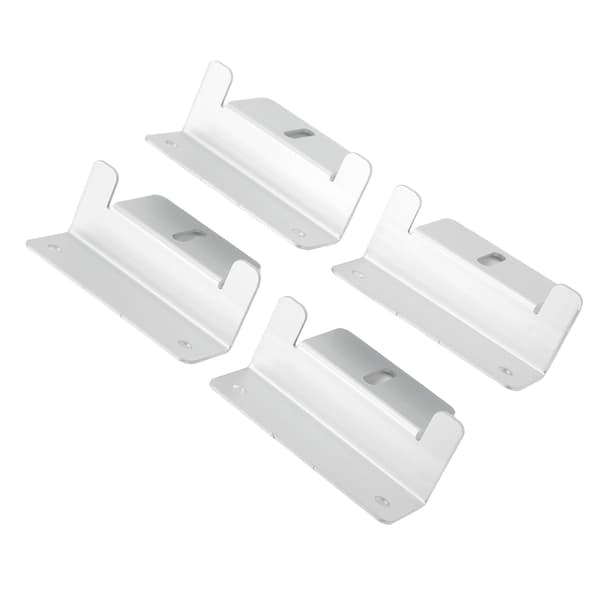 4 stk Solcellepanel Monteringssett Z-brakett for RV Yacht Flat Tak