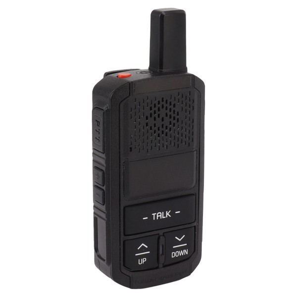 Mini walkie talkies 3W 16 kanals 400‑470MHz letvægts stabilt signal Langdistance trådløs tovejs talkabout-radio AC100‑240V EU-stik