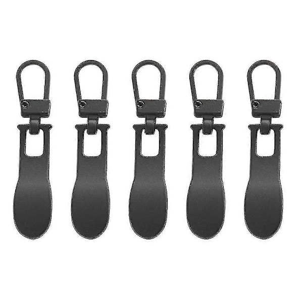 5 st Dragkedjekläpp Ersättning Metall Dragkedjehandtag Reparationssats Dragkedjeflik Reparation