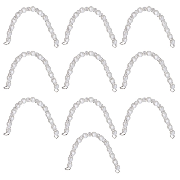 10 stk Perlepose Kædepoleringsproces Smuk perlepungrem Dekorativ perlestrop til telefontaske Sko Nøglering Type 2