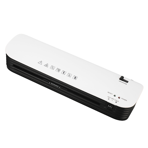 Laminatormaskin 9in A4 Termisk Varm Kall Lamineringmaskin med Skärare för Hem Skola Kontor EU-kontakt 220‑240V