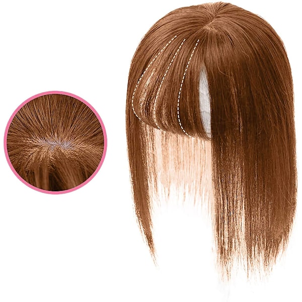 Hiustäytteet Silk Base Crown Topper Ihmishiukset Klipsit Topperit Top Hiustukkeet Naisille Ohentuva Hiusten Peite