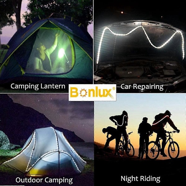 USB Teltta LED Valot Camping Nauhavalo Kannettava Lyhty Vedenpitävä LED Köysivalosarja Ulkoiluun Retkeilyyn Yöpyöräilyyn Asuntovaunuun Auton Korjaukseen