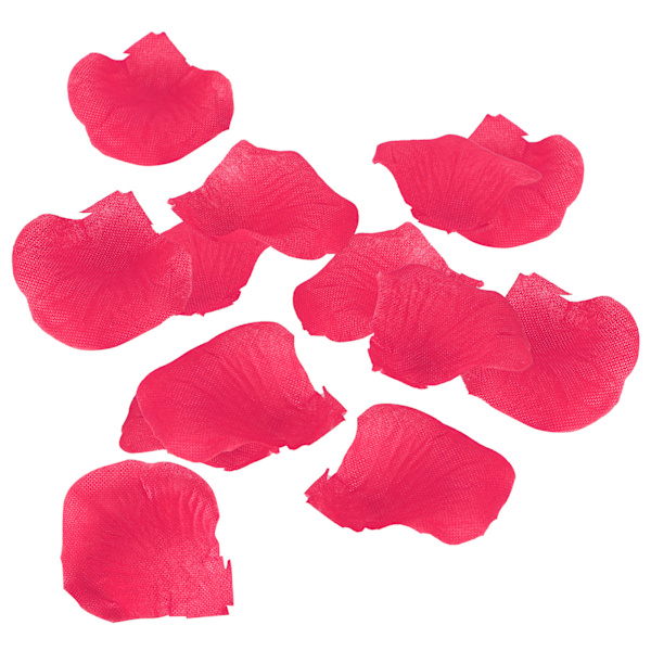 8 påsar 120 st/påse konstgjorda kronblad i non-woven-tyg, falska kronblad för familjebröllop och festdekorationer (rosröd)