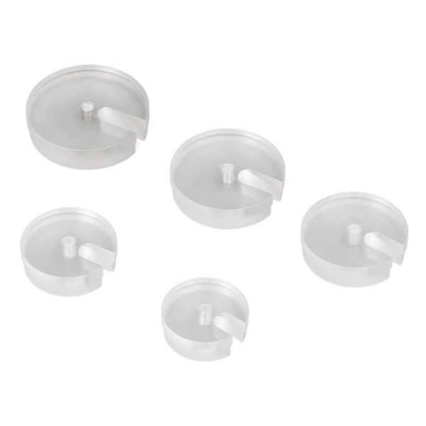 5 st Set Urmakare Press Modell Set Plast Professionell Transparent Watch Press Verktyg för reparatör