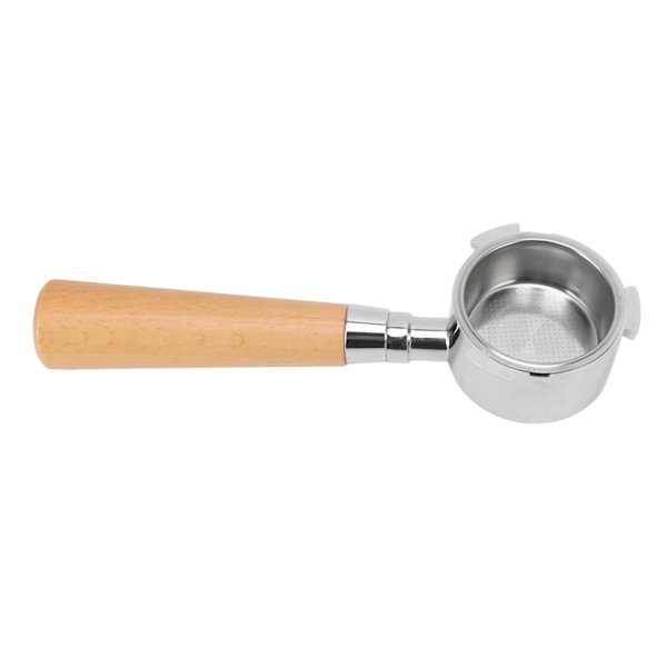 Kaffe Bottenlös Portafilter 3 Öron Ultra Fint Porfilter Ergonomisk Avtagbart Bottenlöst Handtag för Kaffebutik