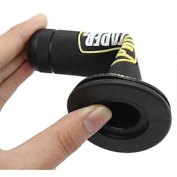 Motorsykkel Håndtak Protaper - 7/8 Gummi Gel Håndgrep for Dirt Pit Bike Motocross (10 Farger) Blå