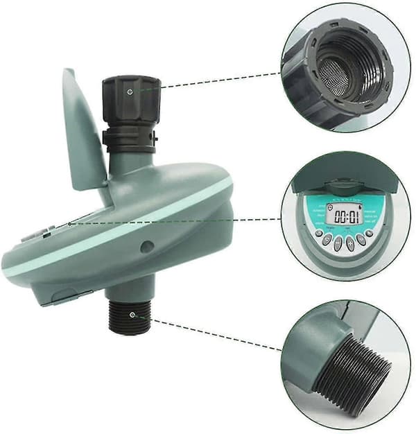 Vanntimer. Utendørs vanningskontroller Automatisk sprinkler Elektronisk slangetimer. Flere programmer for hage drivhus grønnsaksplanter plenområder