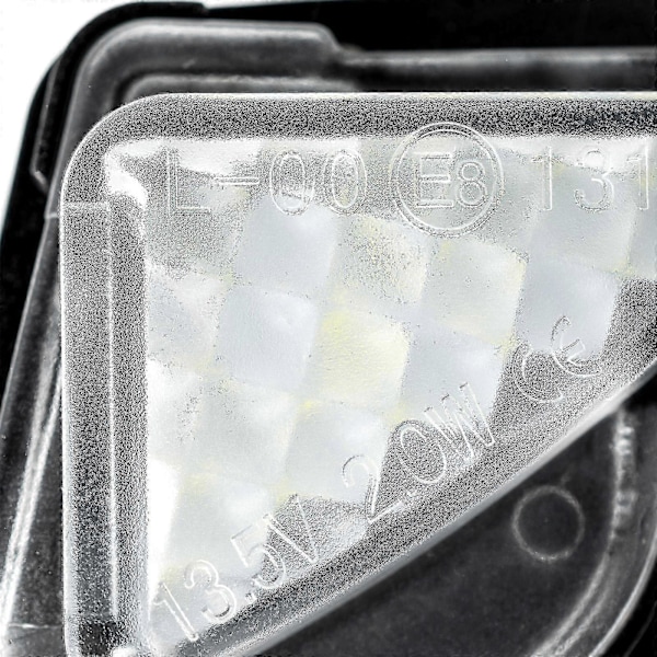 Par Under Spejllampe Hvid Ingen Fejl Led Sidespejl Blinklys Bilbelysning Til Skoda Superb Mk2 2008-2019 Octavia Mk3 A7