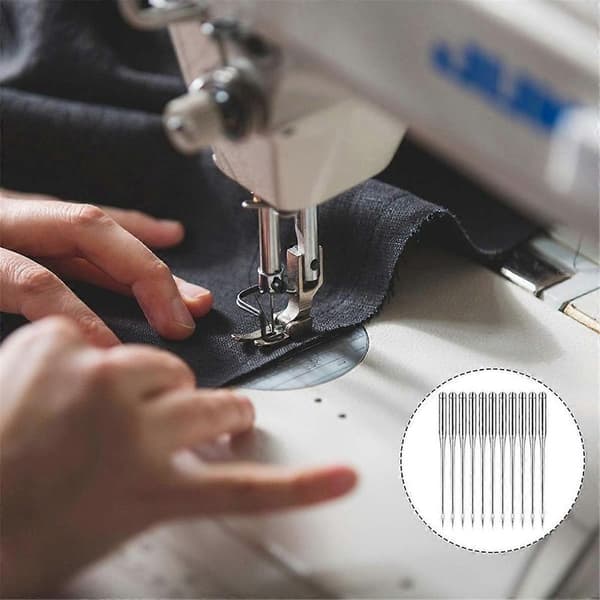 Pakke med 100 standard symaskinenåle til Singer