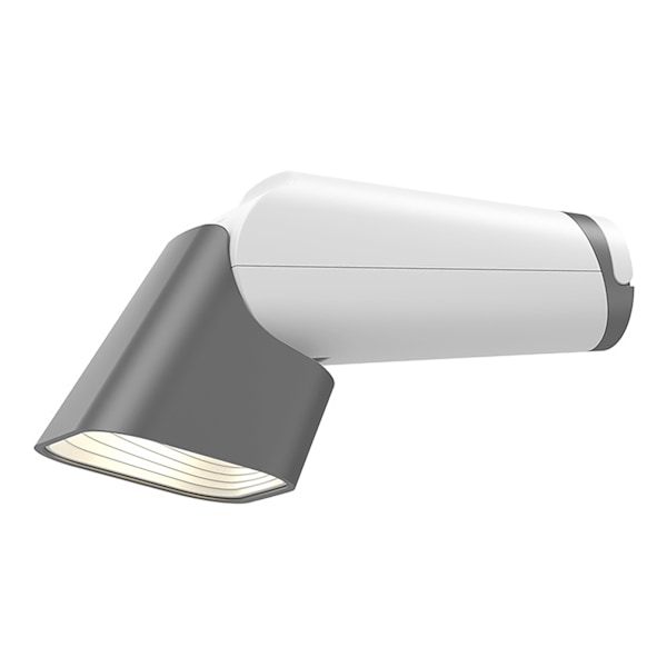 LED-læselampe ABS USB 90 graders foldbar 4000K 3-trins dæmpbar øjenbeskyttelse skrivebordslampe til soveværelse, arbejdsværelse, sovesal, kontor, grå
