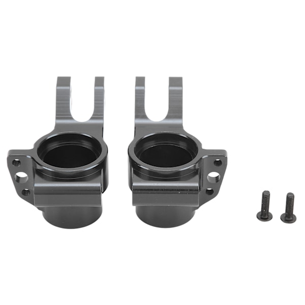 2 stk bakakselmontering i aluminiumlegering for ARRMA Kraton 6S 1/8 RC-bil, svart