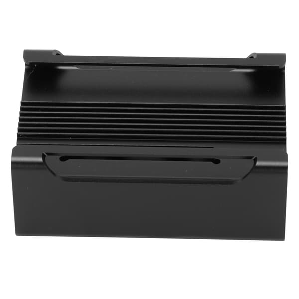 Metal beskyttelsesetui holdbart CNC-bearbejdning aluminiumslegeringsetui til Raspberry Pi 3. sort