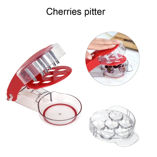 Cheery Kirsebær Pitter Seed Removing Tool Hjemmekontor Reise Frukt Stone Extractor