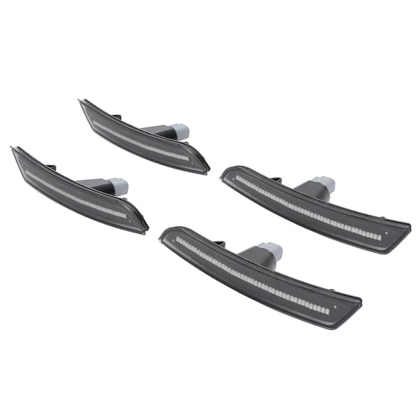 4 stk. LED-sidemarkeringslys, forreste og bageste, plug and play-erstatning til Chevrolet Camaro 2016-2020