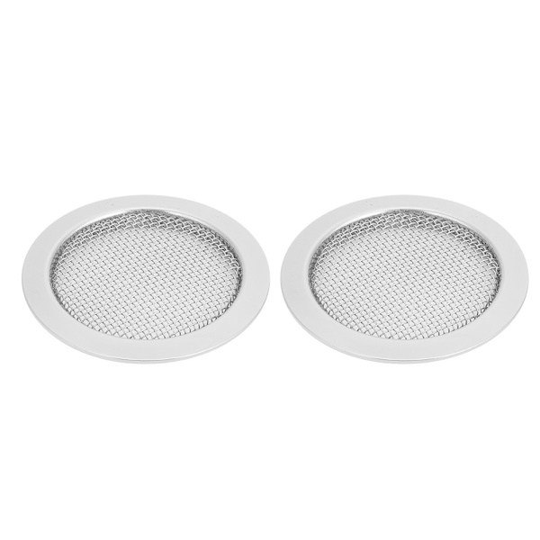 2 STK resonator gitar lyd hull deksel setter inn skjerm metall for Dobro deler (sølv)