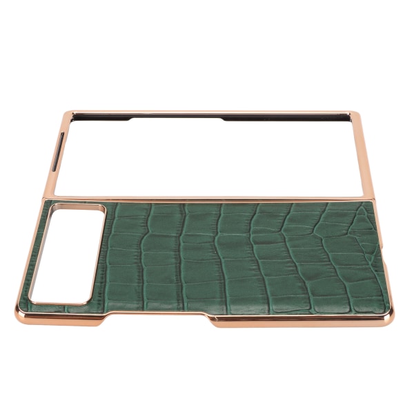 Vikbart phone case för Xiaomi MIX Fold 2 Nanoläder Krokodilmönster Anti-skrapa Case Grön