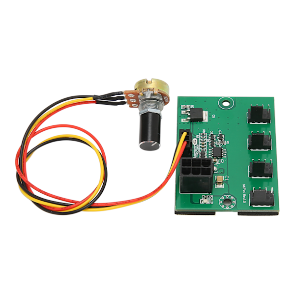 4 Pin Fläkt Adapter 2 Pin 3 Pin 4 Way 6Pin 12V Power Plug and Play PC Chassi Kylfläkt Hub för PC Fläkt