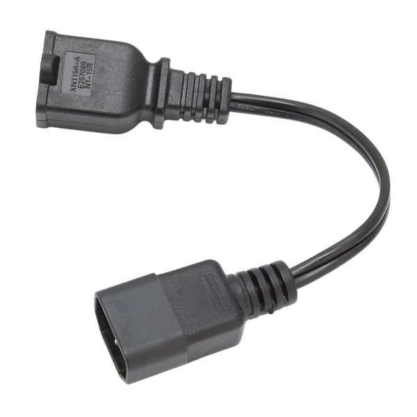 IEC320 C14 til 1 15R ledning hann til hunn vanntett strømadapterkabel for bordlampe digitalkamera projektor 100‑250V