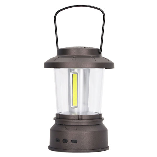 Utendørs Bluetooth-høyttalerlys i retro stil 2 moduser USB-strømforsyning IP65 vanntett Bluetooth-musikk campinglanterne gult lys