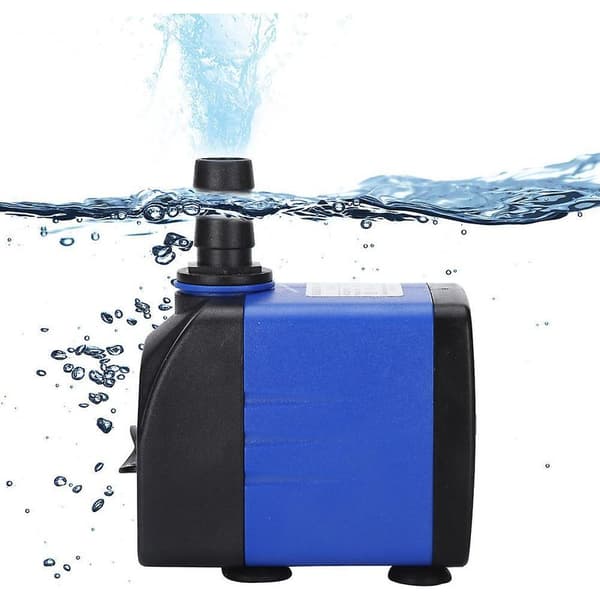 Multifunktionell dränkbar vattenpump, 6W 500L/h AC220-240V, för akvarier, dammar, trädgårdsfontäner, hydroponiska system