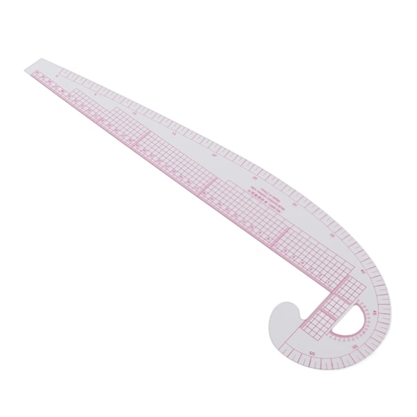 58 cm 6501 böjd linjal hög precision transparent kropp plast böjd linjal sömnad för sömnadsmönsterdesign