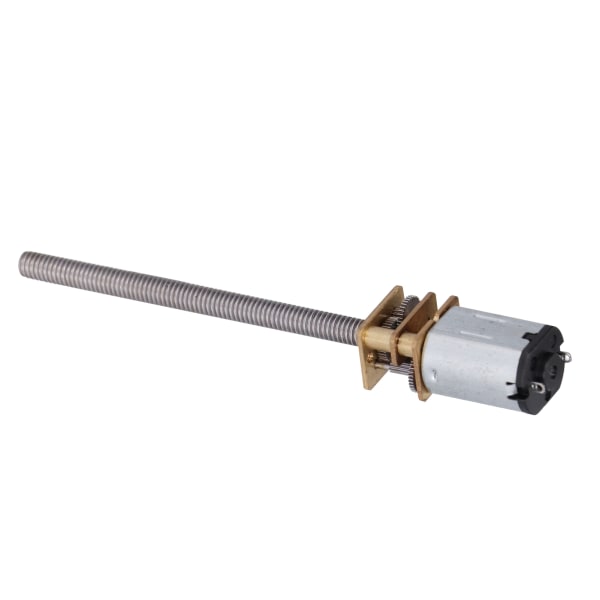 DC 6V Lineær girmotor blyskruve girkasse M4x55mm 90RPM for husholdningsapparater robot