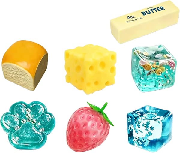 8-pack Mystery Squishy Box, Blind Box Stressavlastande Fidget-leksaker, Sensorisk förpackning Kreativ festgåva, Långsamt stigande Squishy