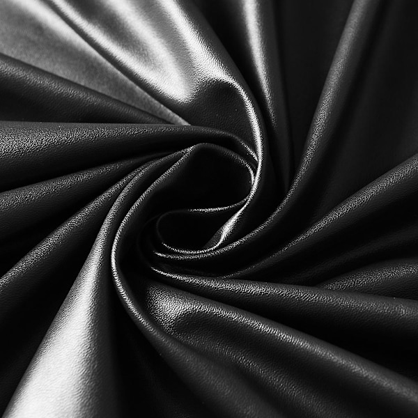 Elastisk Hovedgavlbetræk - Dyb Kaffe, Kunstlæder/Stof Polstring, 150cm