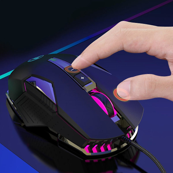 Kablet Gaming Mus USB Justerbar DPI Atmosfære til Windows x P/7/8/10