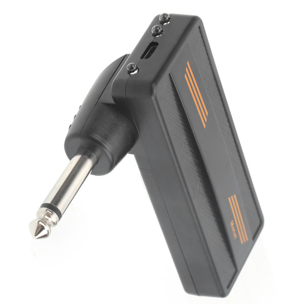 Plug Amp Elektrisk Gitarr Hörlursförstärkare Laddningsbar Portabel Distortion Effekt CA‑101